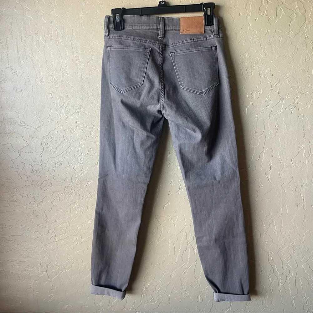 J.CREW Toothpick‎ Gray Skinny Stretchy Jeans Size 26
